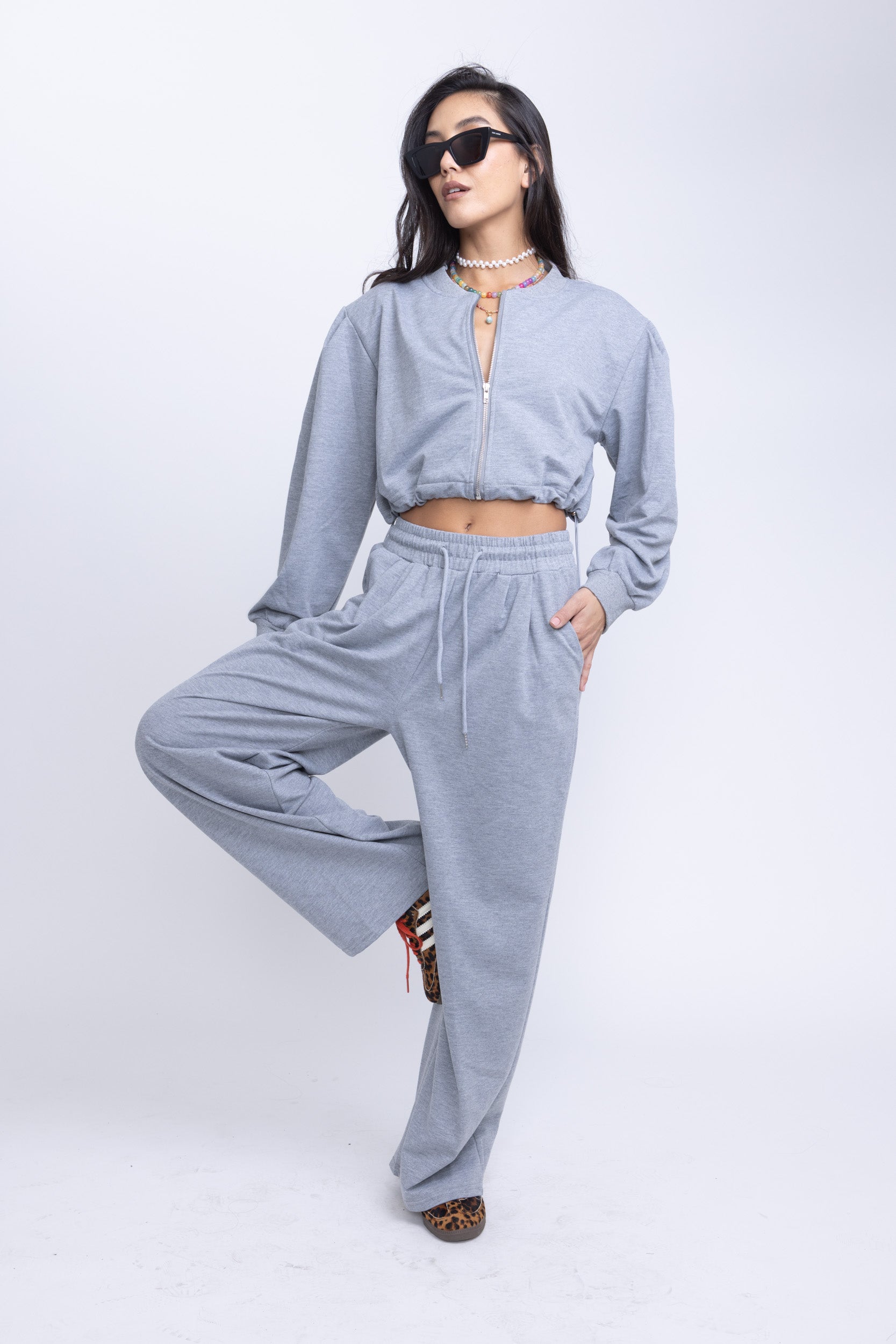 חליפת פוטר ננה אפור