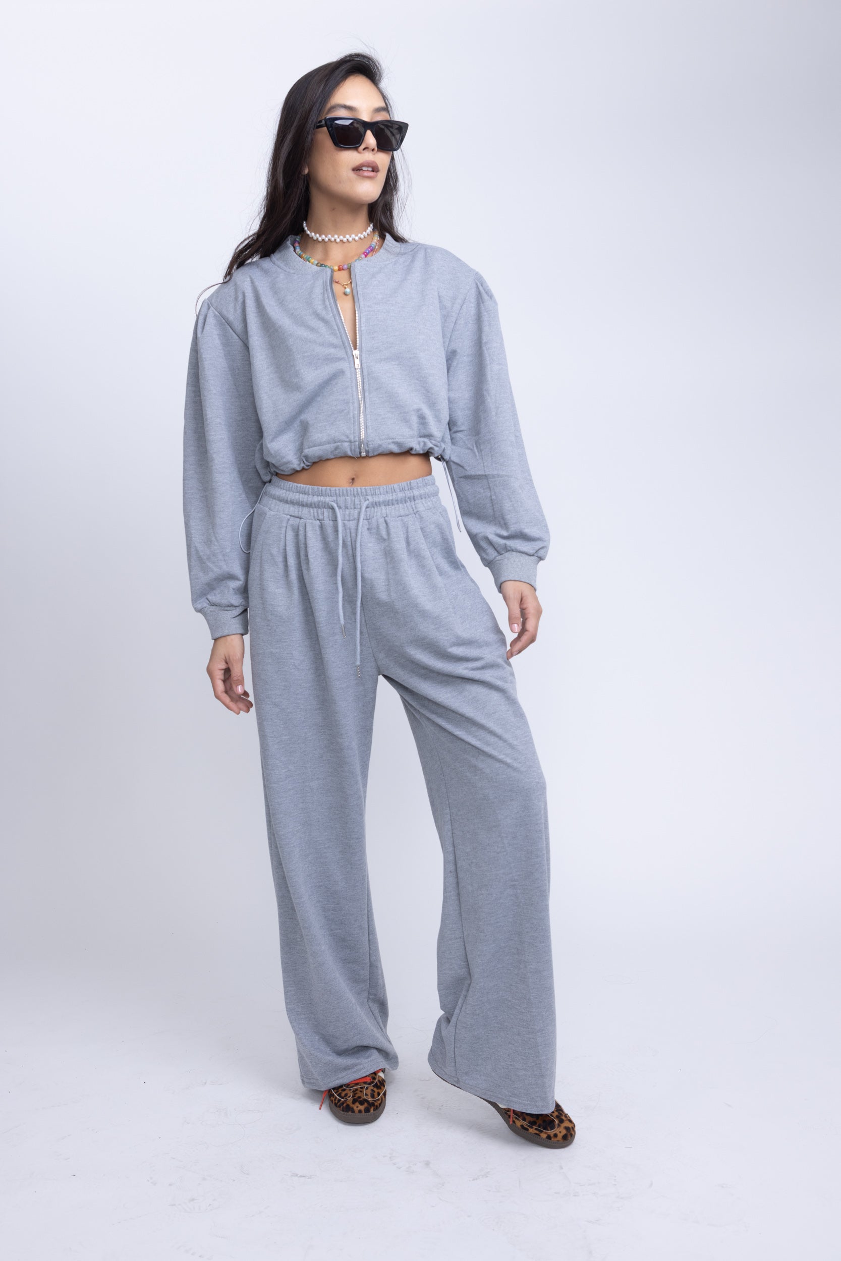 חליפת פוטר ננה אפור