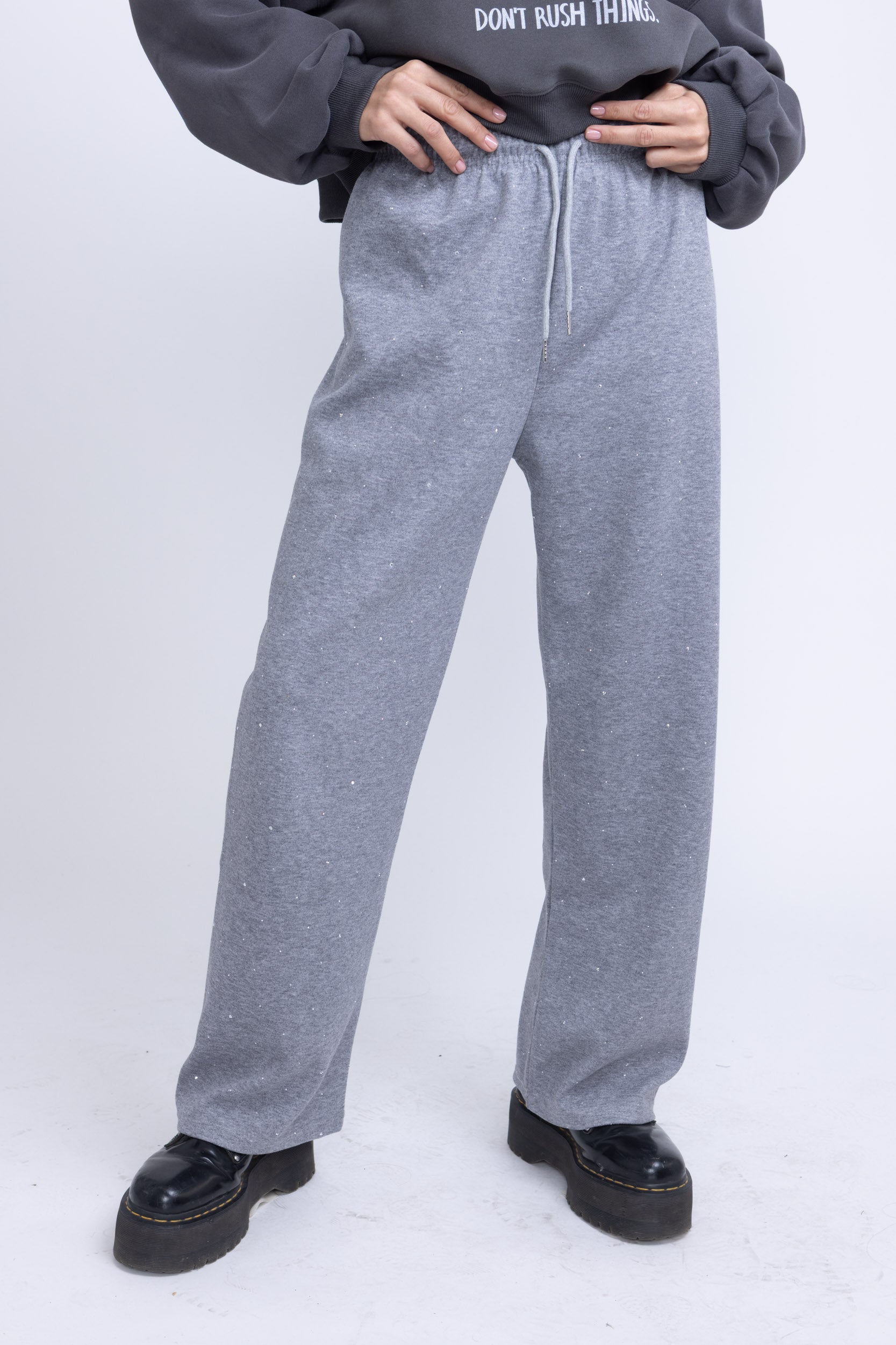 מכנס נוטי אבנים אפור