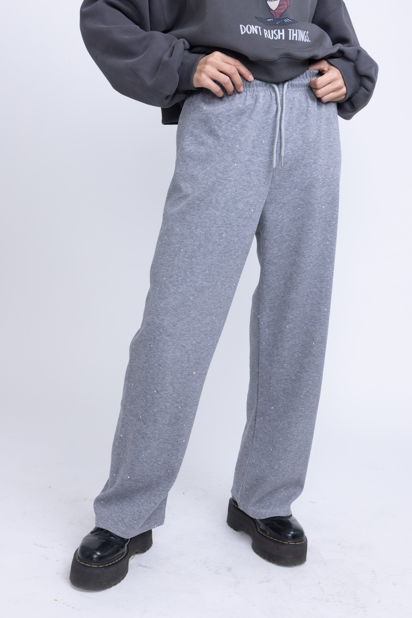 מכנס נוטי אבנים אפור