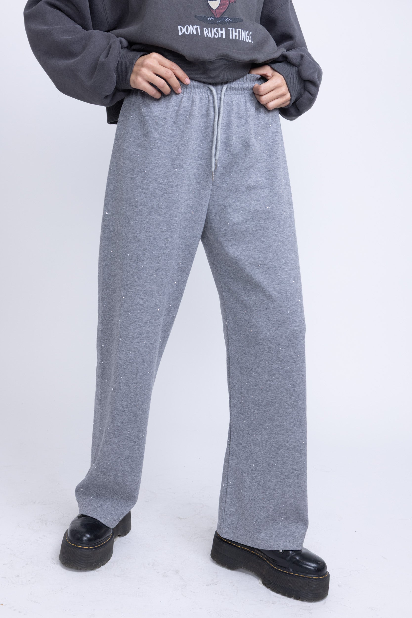 מכנס נוטי אבנים אפור