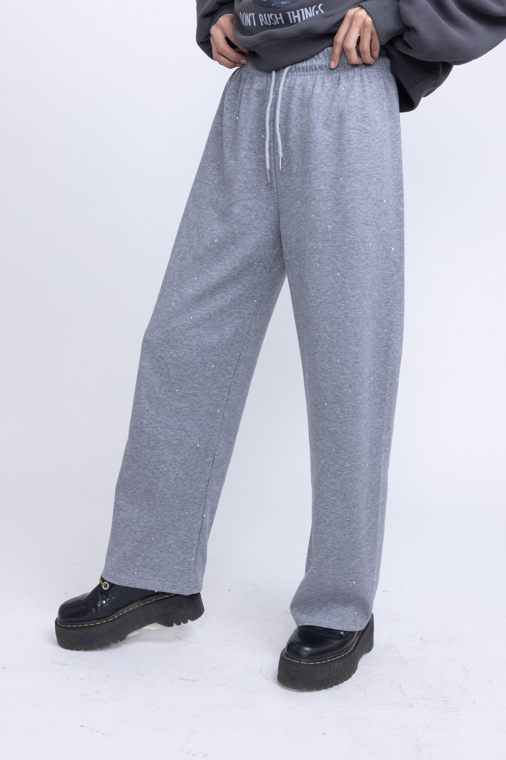 מכנס נוטי אבנים אפור