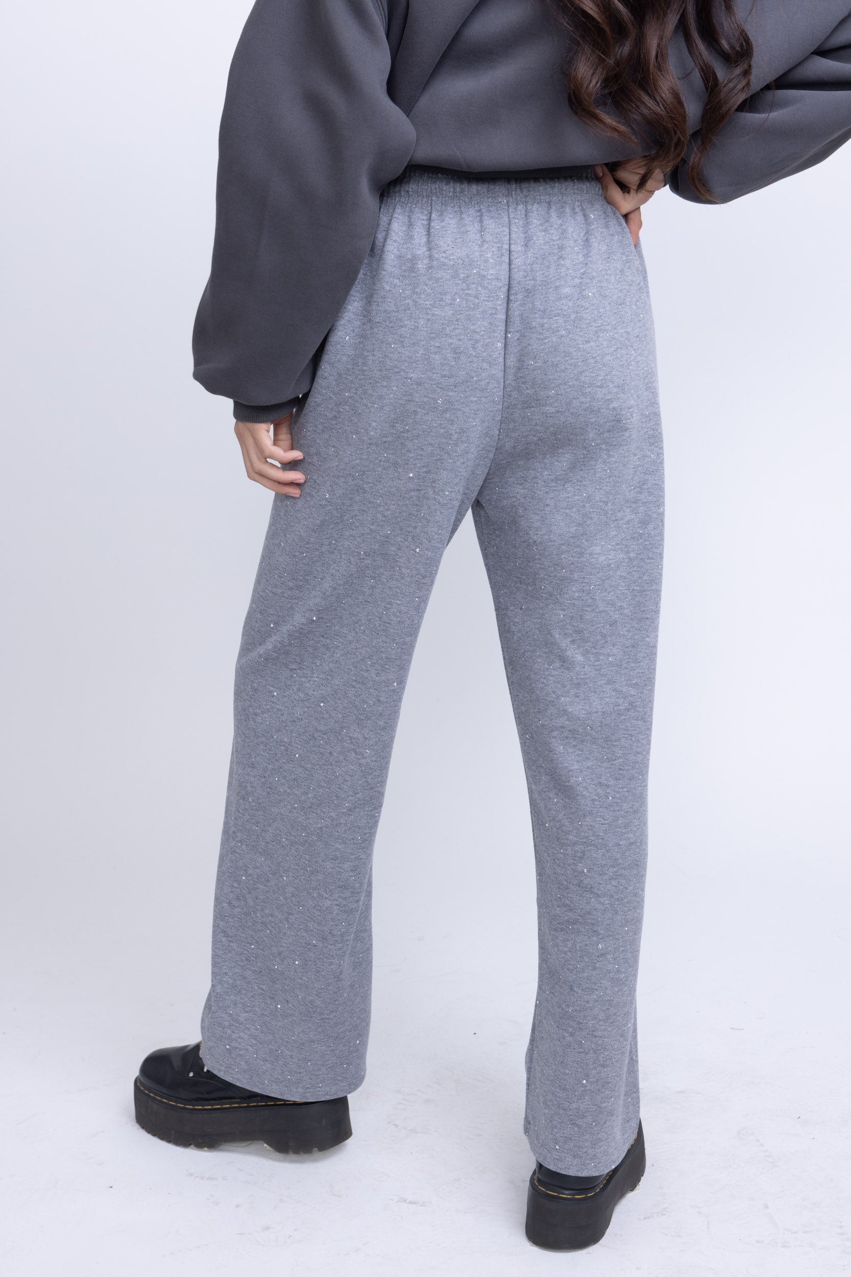 מכנס נוטי אבנים אפור