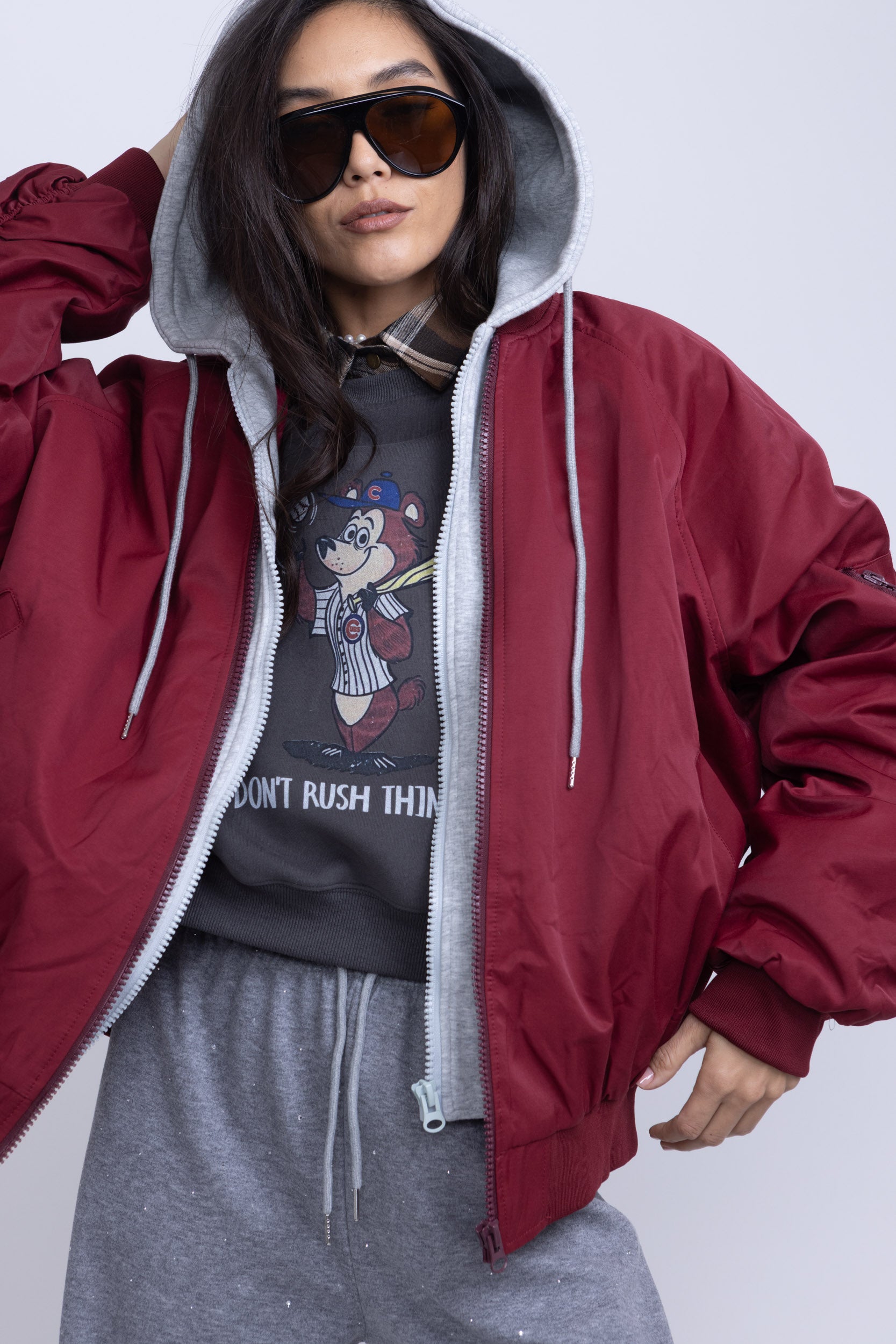 מעיל פוך סאן בורדו