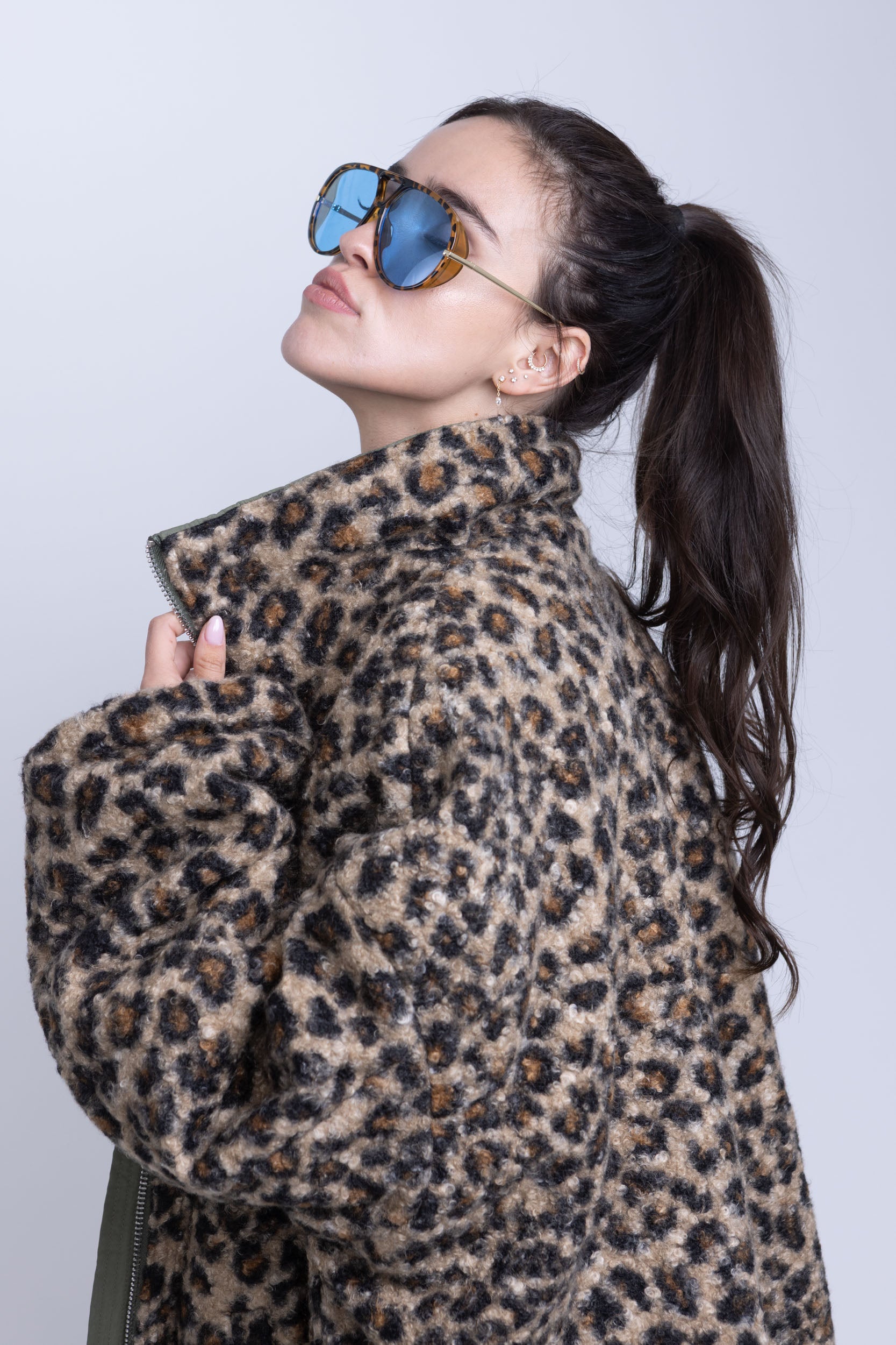 מעיל פוך דו צדדי