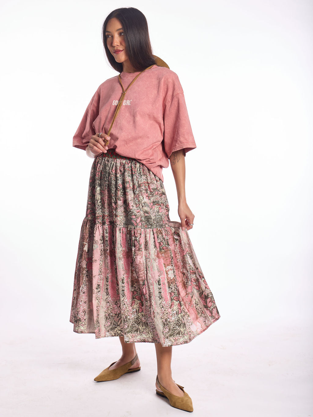 חצאית מידי פלורי