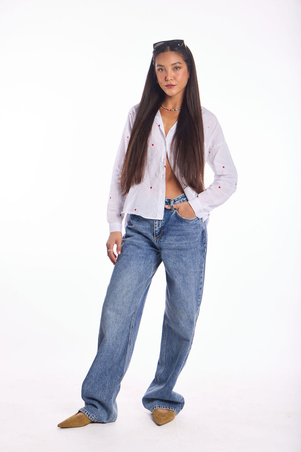 ג׳ינס לוסי wide leg